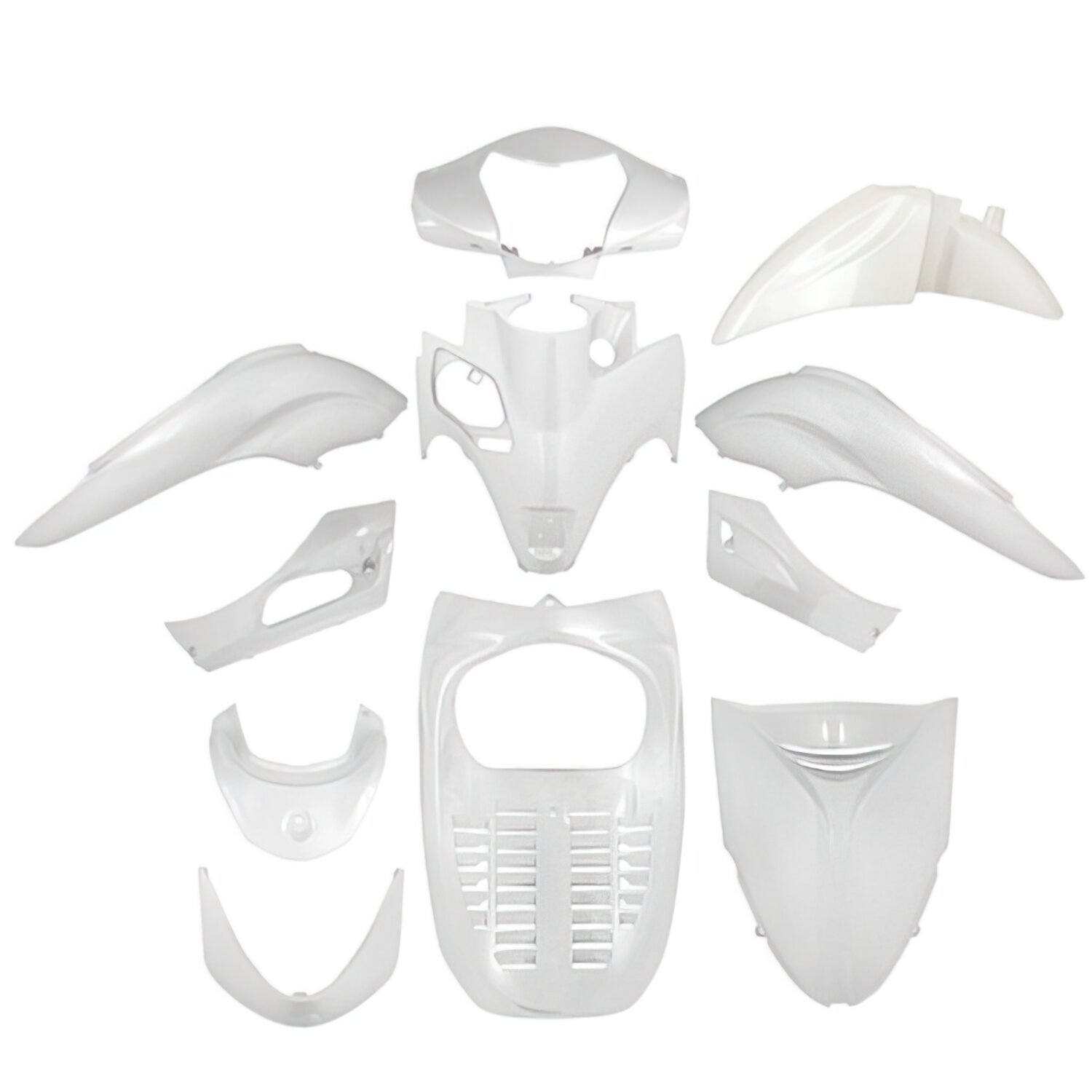 Kit carénage 11 pièces Blanc Honda SH 300 2007 - 2010