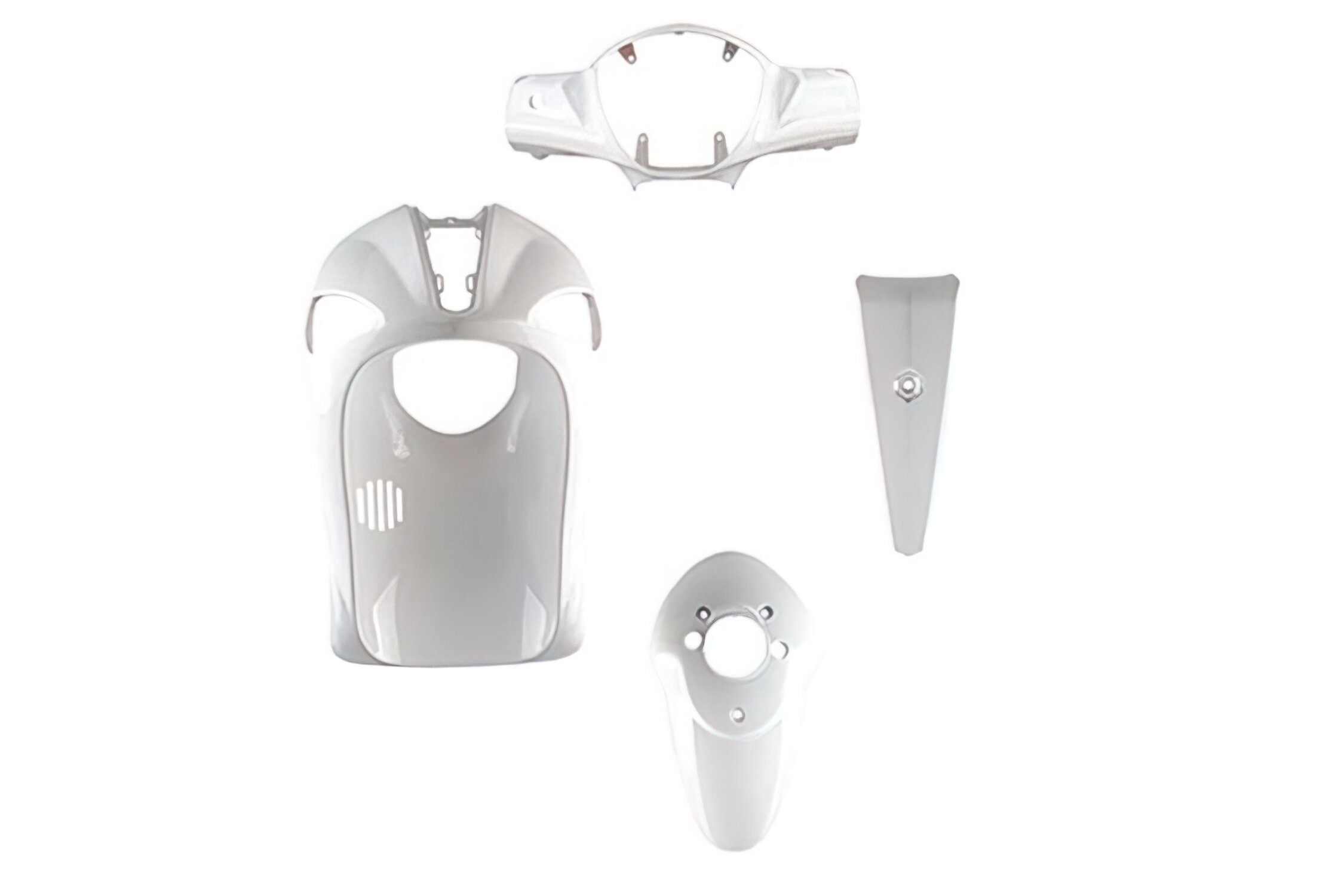 Kit carénage 4 pièces Blanc Piaggio Liberty 2004 - 2014