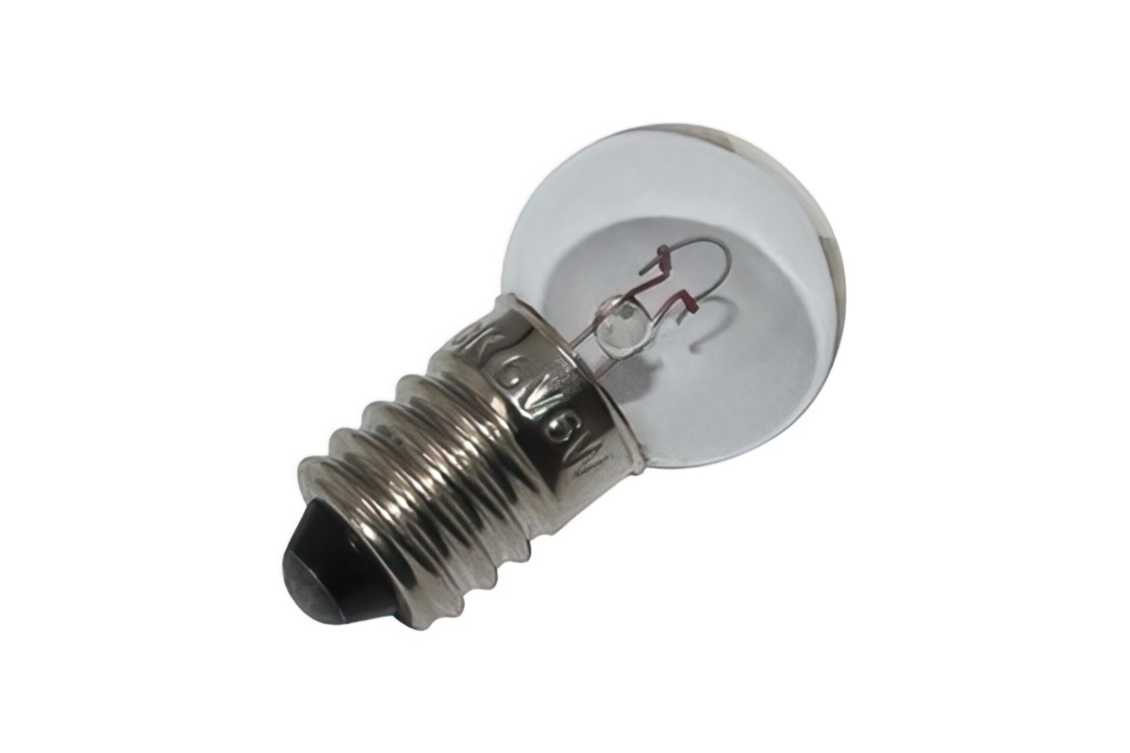 Ampoule de feu de position 6V - 6W E10 graisseur blanc