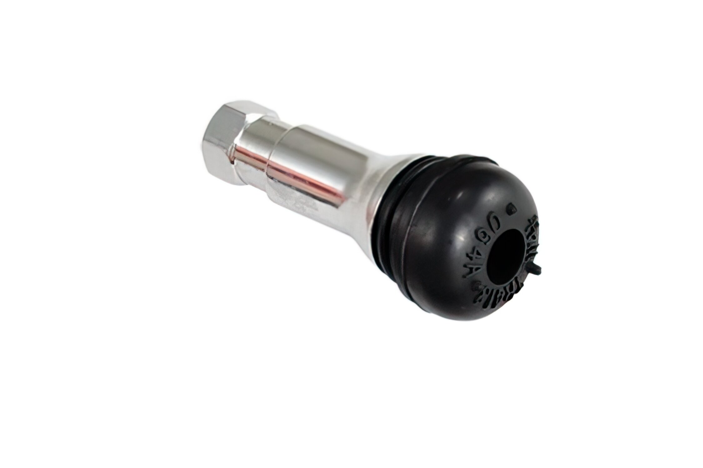 Valve droite alu argent