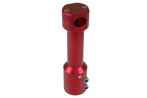 Potence de guidon droite STR8 MBK Nitro rouge mat