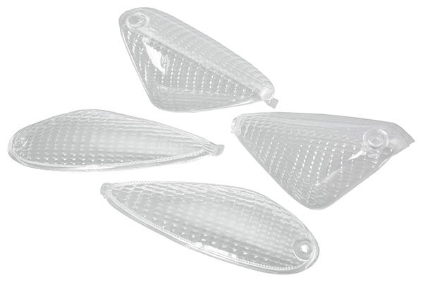 Cabochons de clignotants STR8 Piaggio NRG MC² Extreme / MC³ blanc