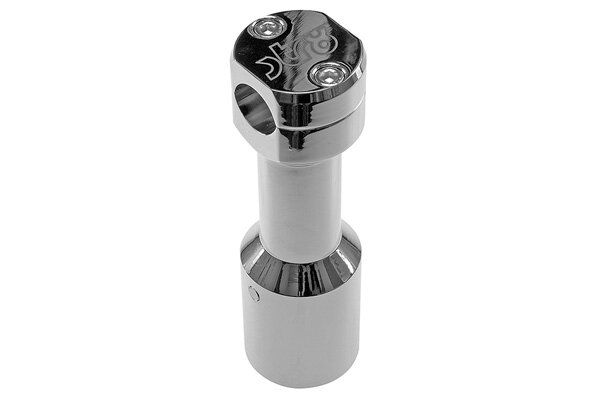 Potence de guidon droite STR8 MBK Booster chromé