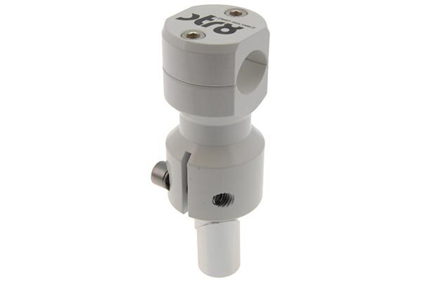 Potence droite courte STR8 Piaggio NRG / Runner blanc
