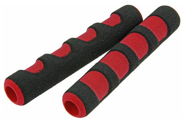 Mousses de revêtement de leviers de frein STR8 noir / rouge