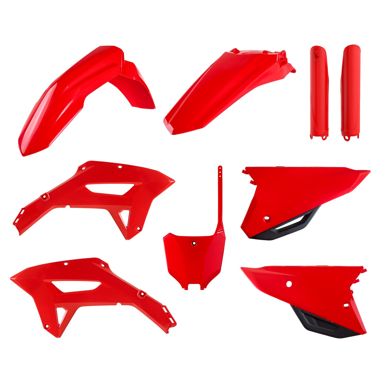 Polisport 91054 - Polisport Mx Plastic Replica Kit Per Chi Cerca La Qualità Oem Per Moto Honda In Colore Oem-image