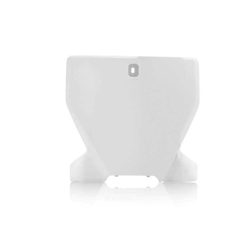 Polisport 8666500006 - Tabella Portanumero Replica Oem Realizzata In Plastica Lucida Resistente E Durevole Compatibile Con Le Moto Ktm In Colore Bianco-image