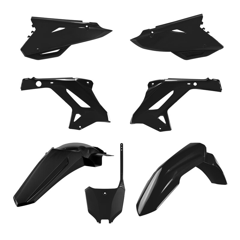 Polisport 91311 - Polisport Mx Restyling Replica Kit Per Chi Cerca La Qualità Oem Per Moto Honda In Colore Nero-image