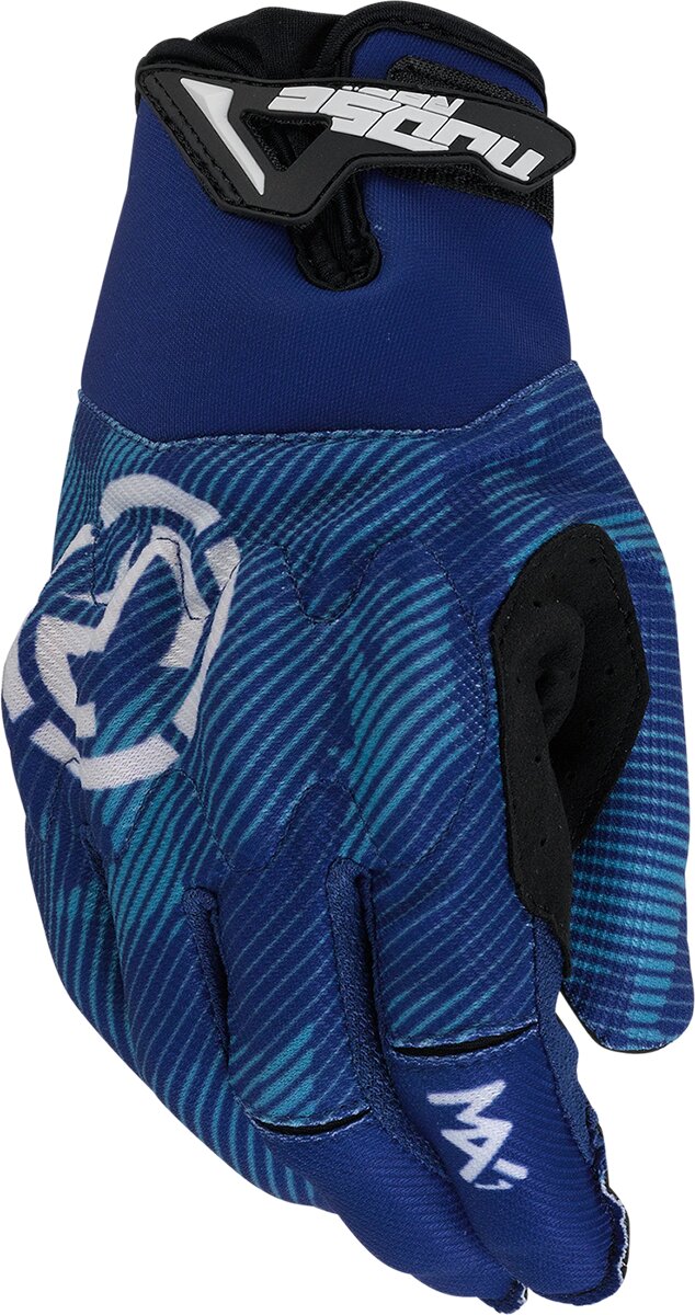 Gants Cross Moose Racing MX1 bleu 3X