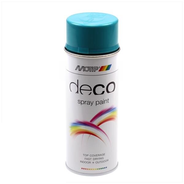 Bombe de peinture bleu turquoise RAL 5018 Motip 400ml (Aérosol)