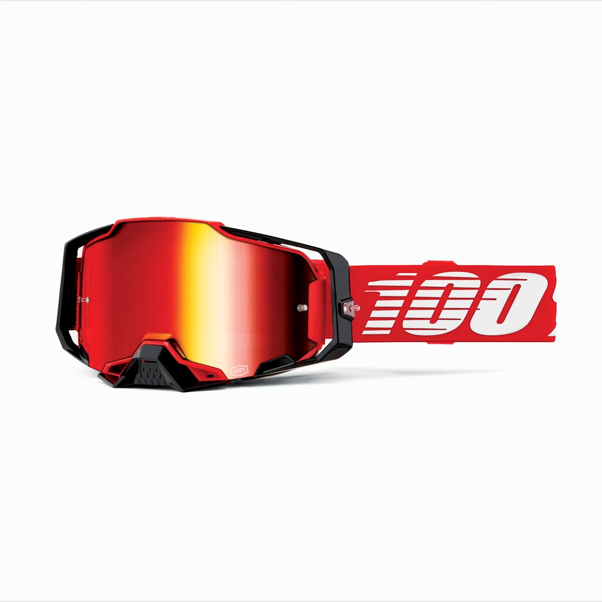 Masque 100% Armega rouge écran rouge miroir