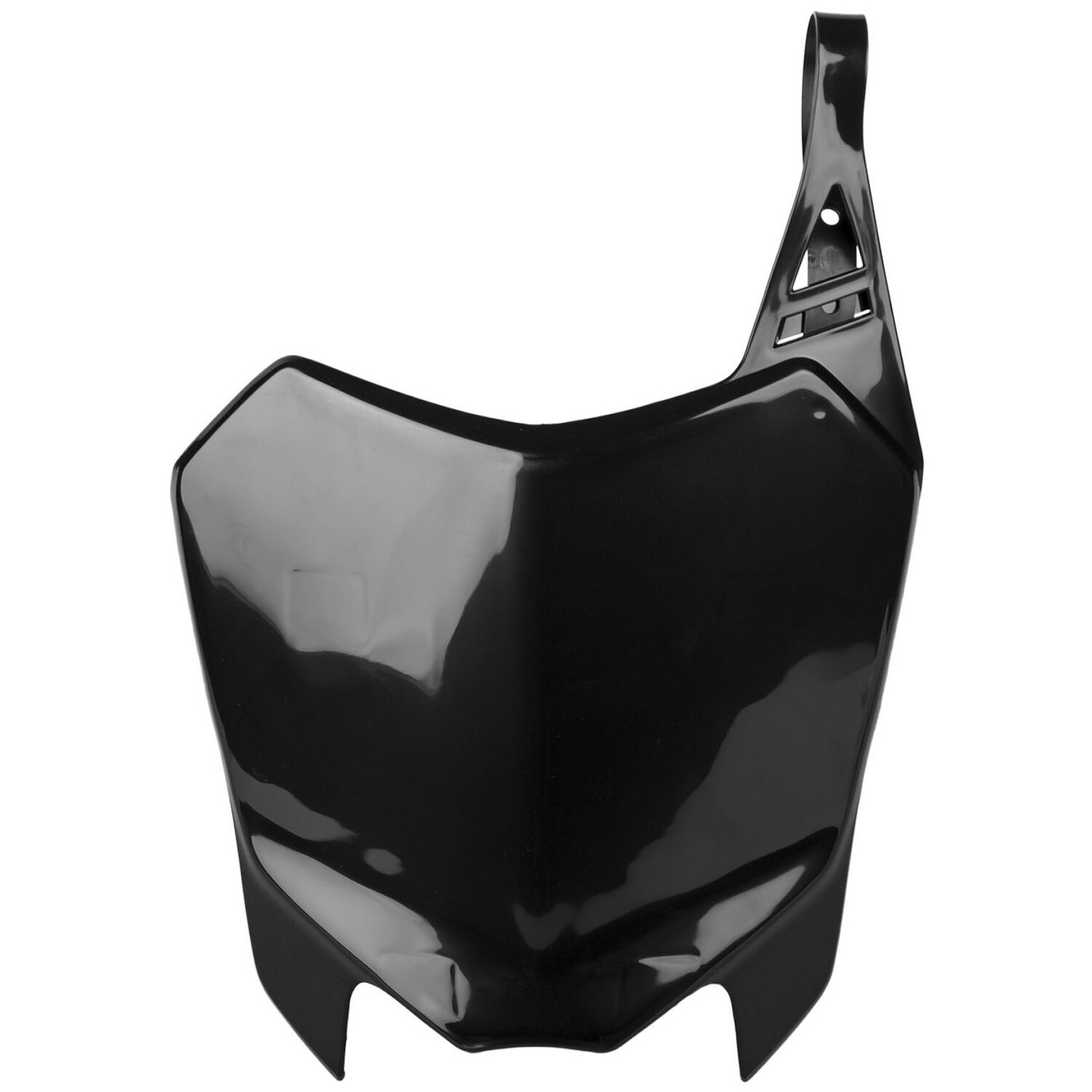 Polisport 8658800003 - Tabella Portanumero Replica Oem Realizzata In Plastica Lucida Resistente E Durevole Compatibile Con Le Moto Honda In Colore Nero-image