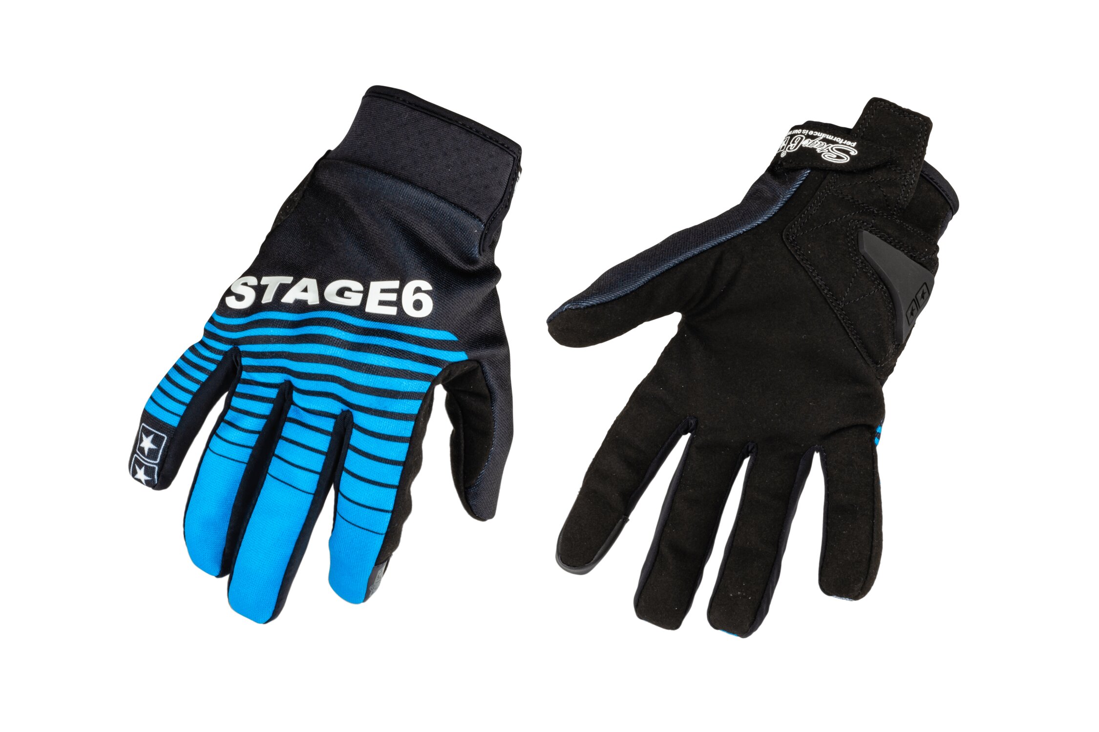 Stage6 Gants Moto Street Pure Bleu / Noir XL