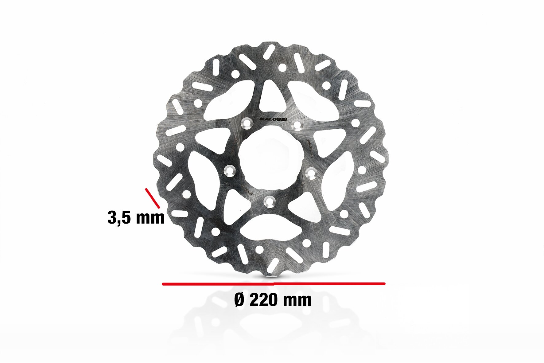 Disque de frein avant Malossi Whoop Disc Piaggio NRG 50cc / Gilera Runner 125cc