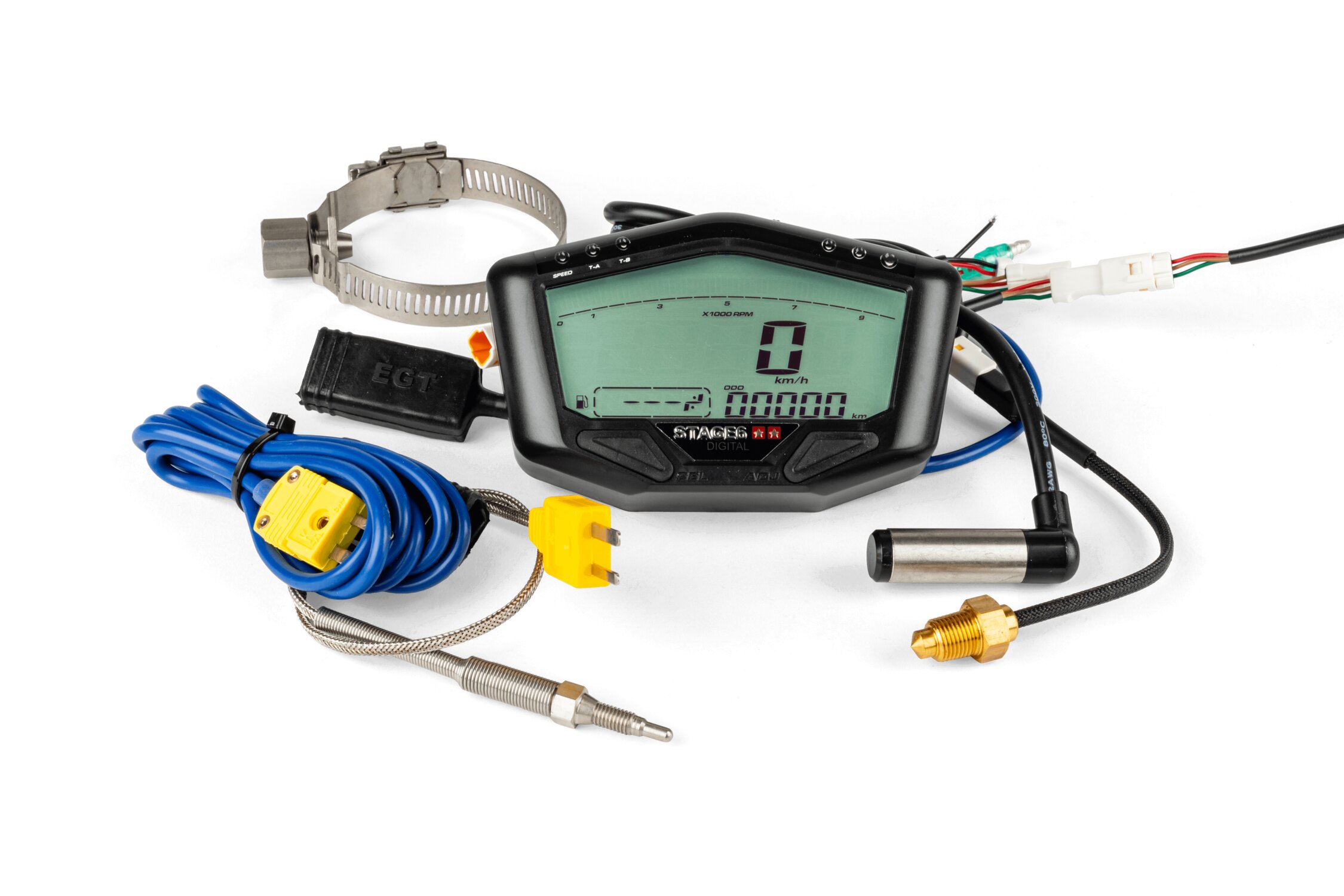 Compteur digital Stage6 R/T MK2 avec sonde EGT