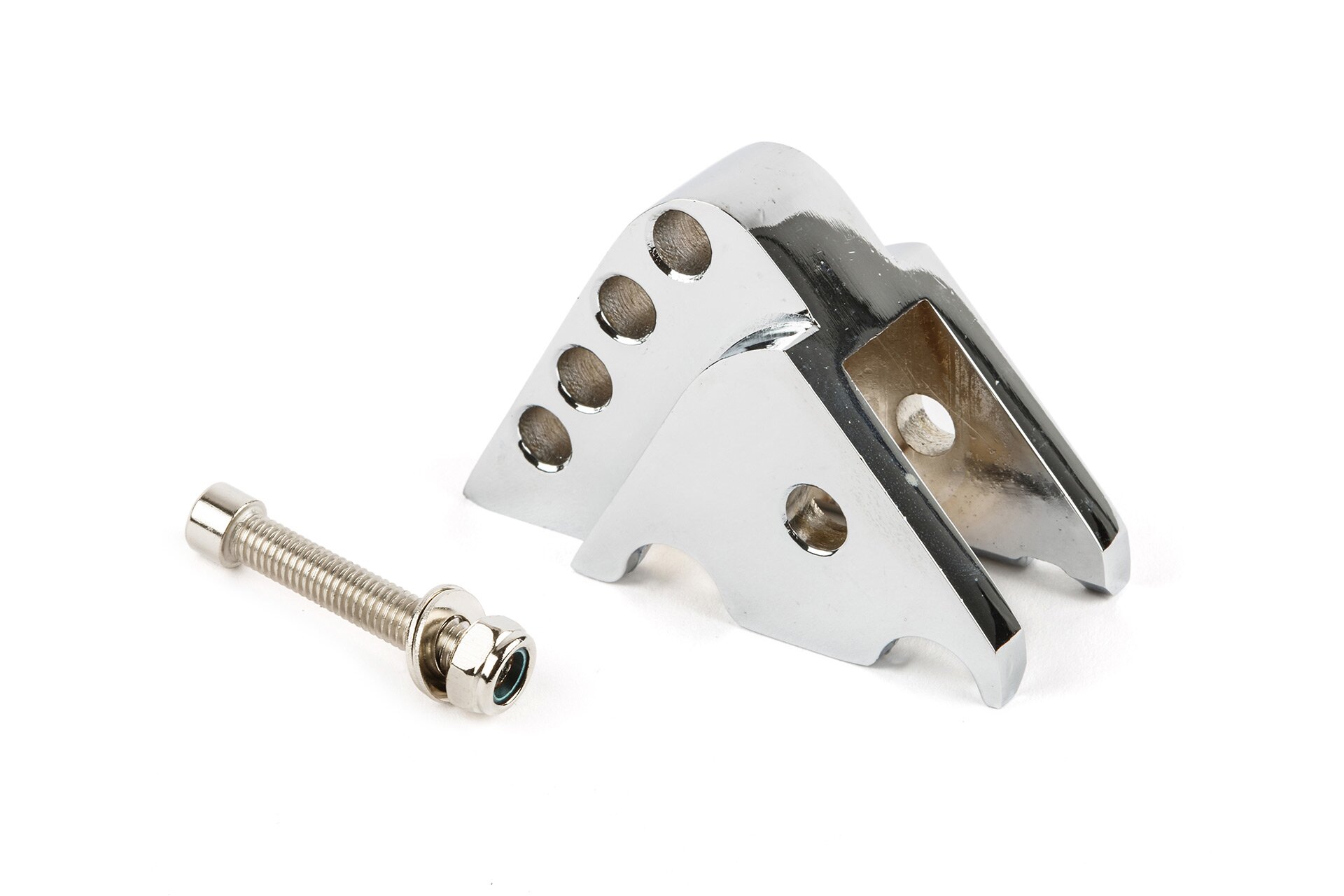 Réhausse d'amortisseur STR8 MBK Nitro et Booster Chromé