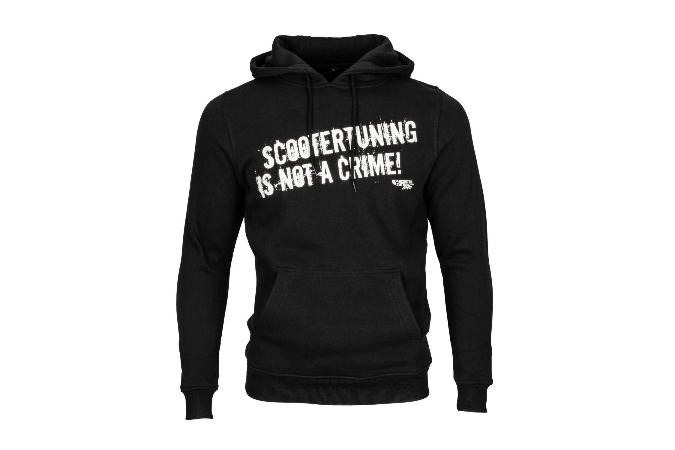 Scooter Attack Sweat à capuche Scootertuning is not a Crime (STINAC), noir L