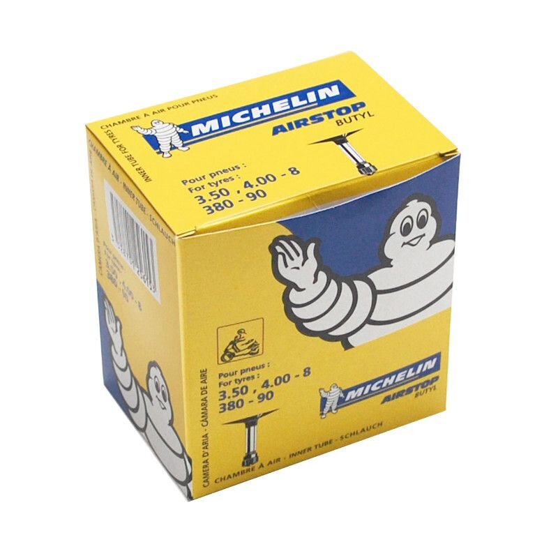 Chambre Ã  air Michelin scooter 3,50-8 valve Schrader droite