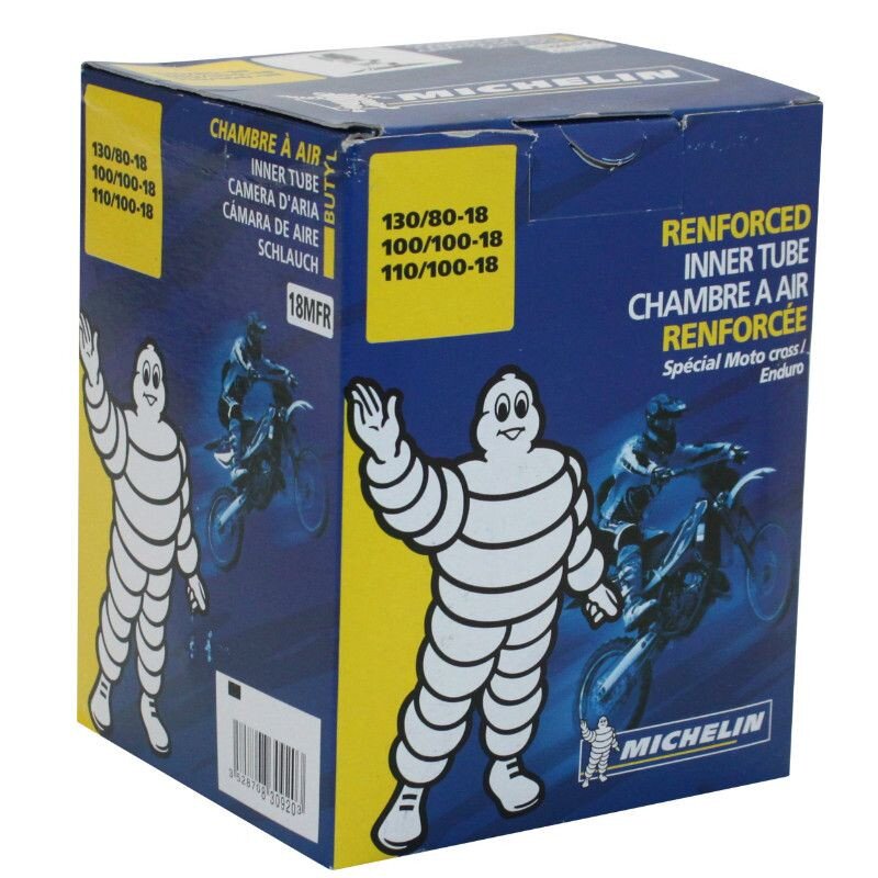 Camera Aria 18" 130/80 -110/100 Michelin 18Mfr Valvola TR4