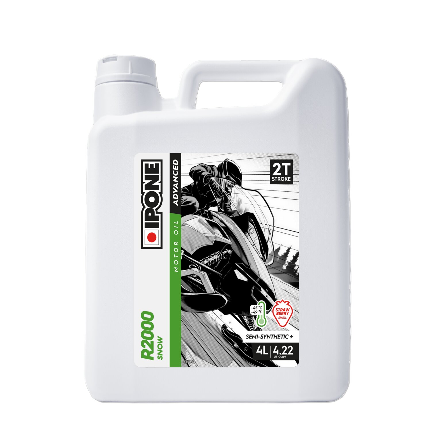 Ipone Huile moteur 2T R2000 Snow Fraise - 4L