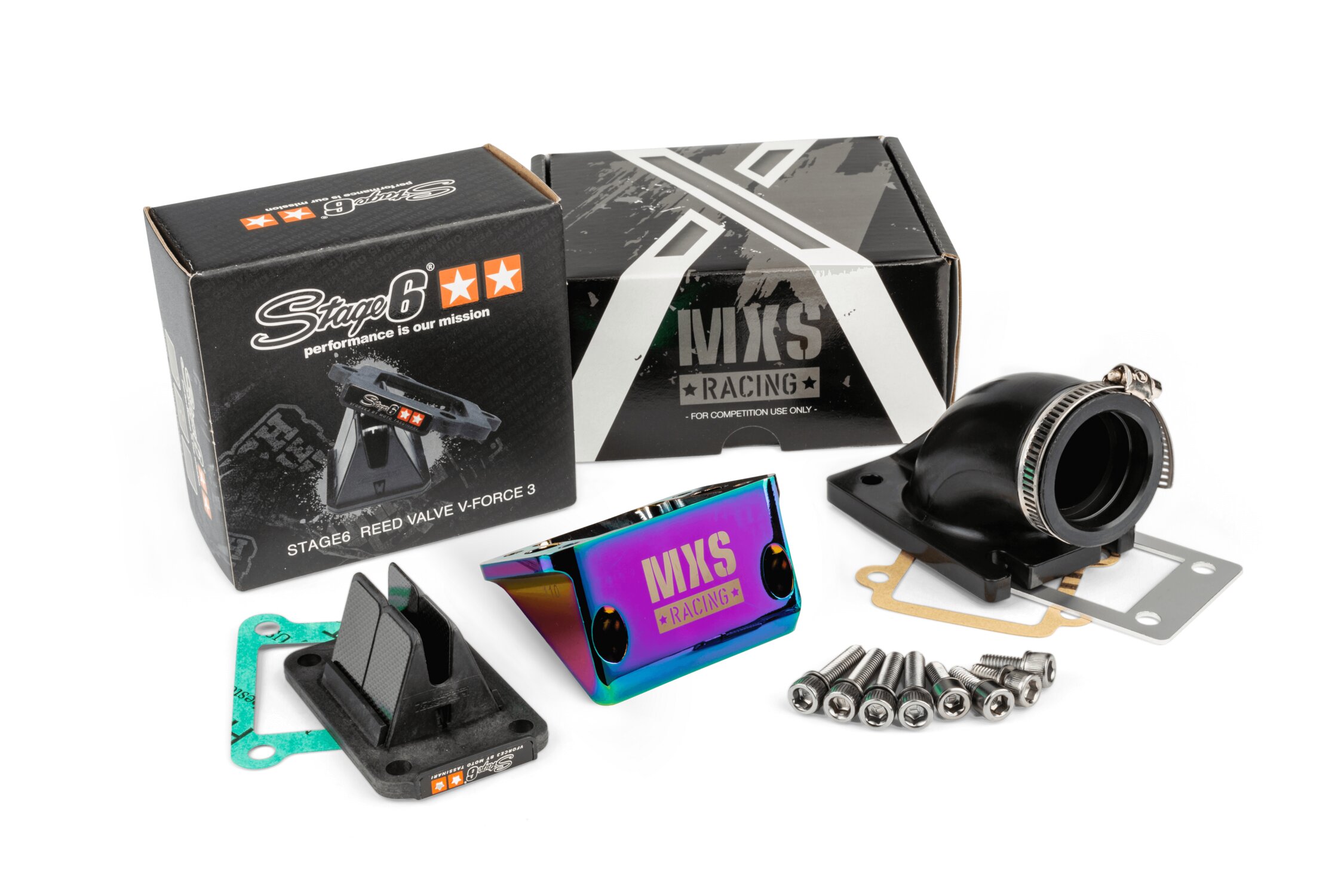 MXS Racing Kit Big-Valve avec clapet Stage6 VForce 3 MBK Booster