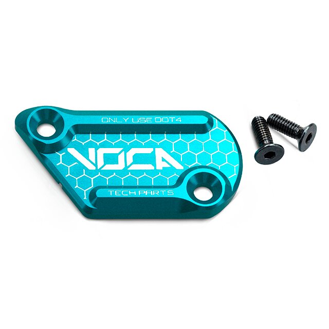 Couvercle de maitre cylindre Voca Beta RR - AJP turquoise