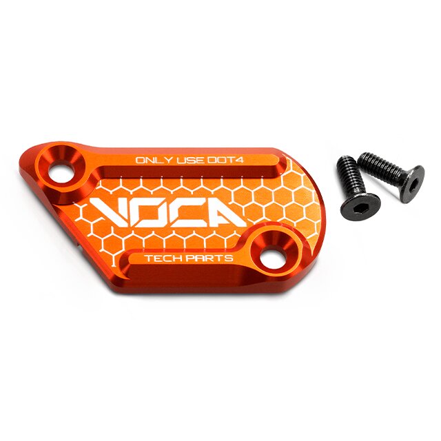 Couvercle de maitre cylindre Voca Beta RR - AJP orange