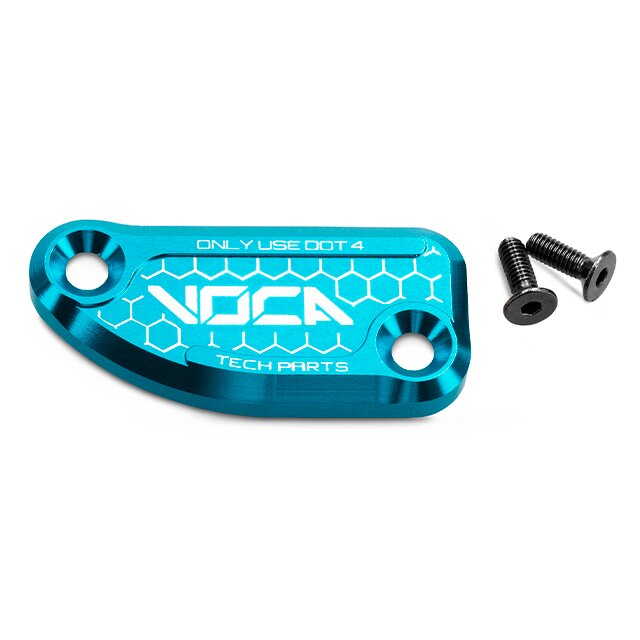 Couvercle de maitre cylindre Voca Derbi Senda DRD turquoise