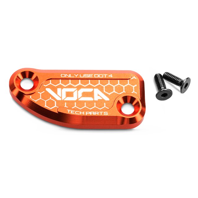 Couvercle de maitre cylindre Voca Derbi Senda DRD orange