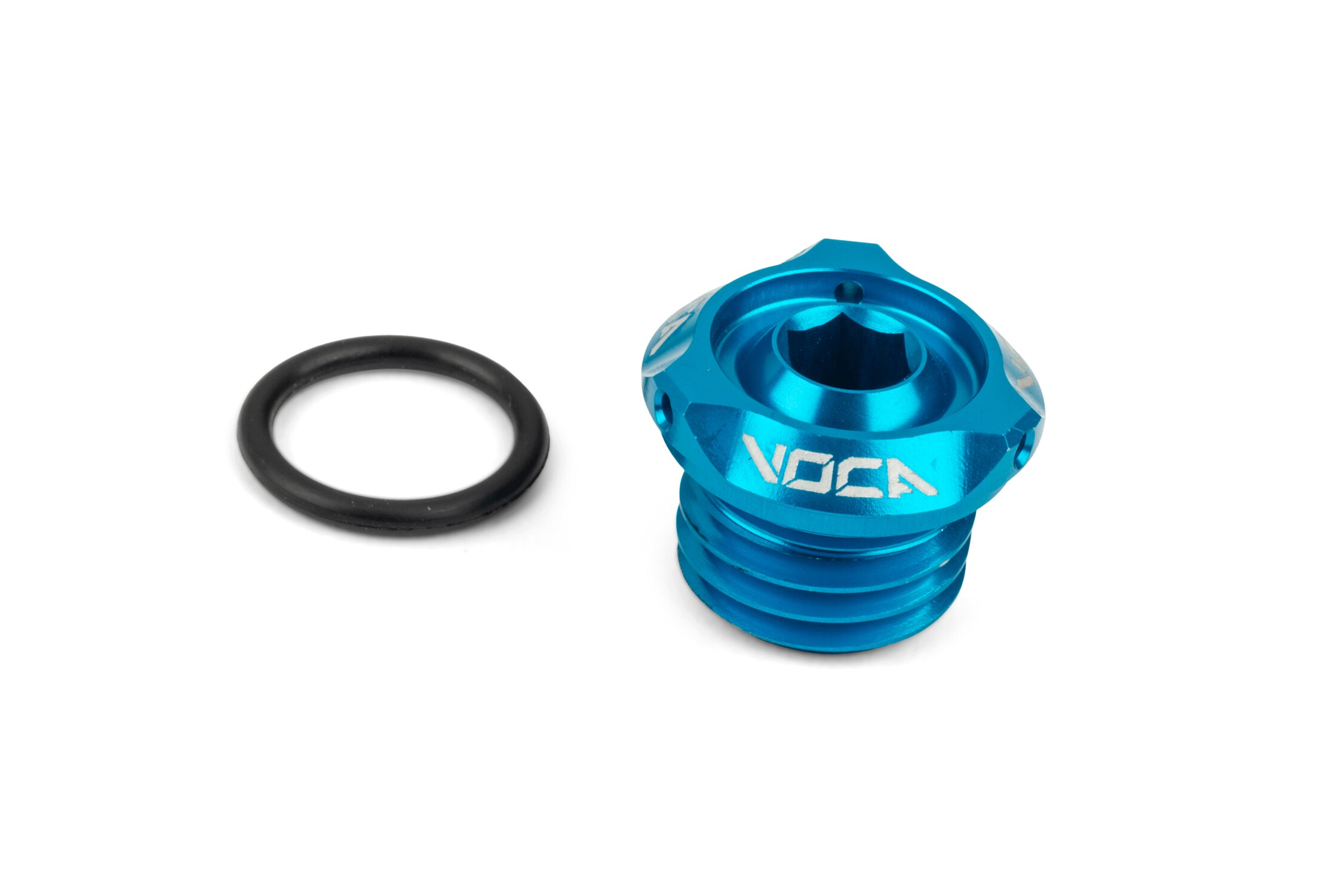 Bouchon d'huile AM6 Voca Evo Bleu Cyan